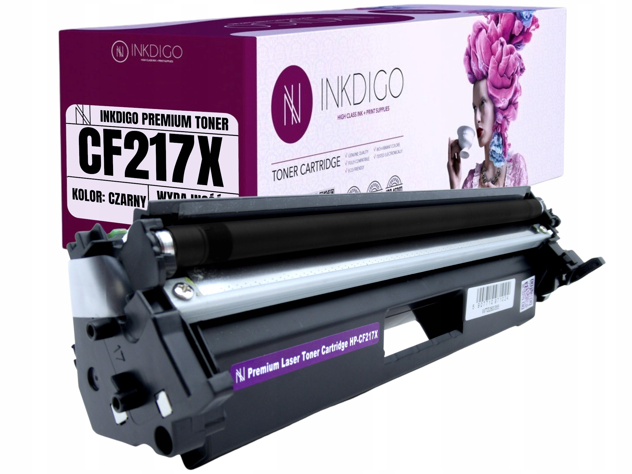 Inkdigo toner pre HP HP-CF217X čierny (čierny)